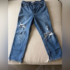 Abercrombie & Fitch Ultra High Rise Blue Jeans